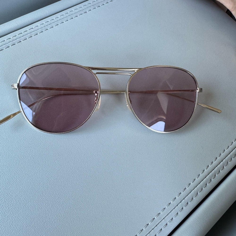Oliver Peoples “Cadence” Aviator Sunglasses